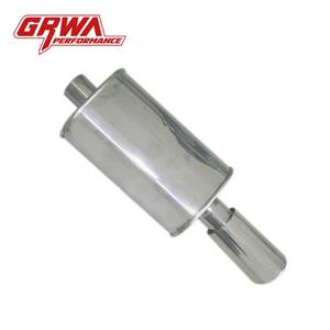 Универсальный глушитель куб. См выхлопной углеродный глушитель нержавеющая сталь глушитель выхлопной трубы - Product Image 5