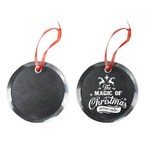 Adornos Colgantes de Cristal Transparente, Redondos y Planos, para Decoración Navideña, Regalos de Navidad, Artesanías de Cristal - Product Image 5