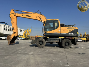 Hot Sale Hyundai 210W-9 Used <strong>Wheel</strong> <strong>Excavator</strong>, Flexible and Efficient Mobile Digger for Site Cleaning and Farmland Construction - Product Image 4