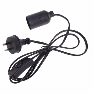 Support de base de lampe E26 E27 suspendu pour luminaire LED adaptateur de cordon de prise d'ampoule avec interrupteur et câble d'alimentation de 1.8m - Product Image 4