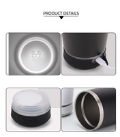 Tumbler musik baja tahan karat 20oz baru 2024 dengan Speaker LED dasar botol air minum panas dan dingin untuk kembali ke sekolah