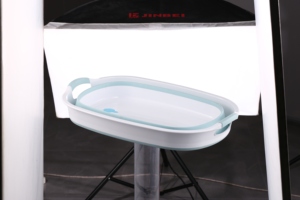 Bassin de voyage en plastique épaissi de ménage de <span class=keywords><strong>baignoire</strong></span> de bébé <span class=keywords><strong>pliable</strong></span> portatif pour des baignoires de blanchisserie sur le pouce - Product Image 3