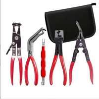 Trousse à outils de réparation automobile transfrontalière avec pochette de rangement, pince de déconnexion de raccords de carburant en métal, pince de séparation de circlips