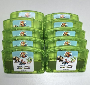 Super 4 en 1 Juego Remix <span class=keywords><strong>Mario</strong></span> <span class=keywords><strong>Kart</strong></span> <span class=keywords><strong>64</strong></span> Super Smash Bros para <span class=keywords><strong>64</strong></span> Yoshis Story para Nintendo <span class=keywords><strong>64</strong></span> Cartucho de Juego - Product Image 6