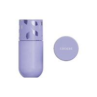 Bouteille d'emballage vide en plastique, 12 pièces, 40ml, pour poudre de blé, HDPE, écran solaire plat