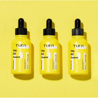 Esencia antiarrugas TIAM con vitamina B3 y nicotinamida 40ml Ilumina el tono de la piel, unifica el tono de la piel, repara la piel, repone la hidratación.