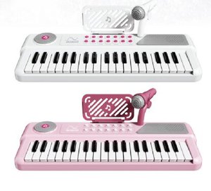 Instrumento Musical Electrónico, Piano Divertido de 37 Teclas, Teclado Eléctrico con Micrófono, Juguete para Niña de 6 Años en Oferta - Product Image 1