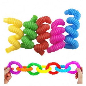 Tubes sensoriels en plastique durable de qualité supérieure pour adultes et enfants, pour soulager l'anxiété, thérapie, jeux sensoriels - Product Image 1