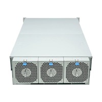 Casing Server Rak 4U 8 GPU PCIe 4.0 EATX 12G SAS 4 Bay Hot Swap untuk AI Deep Learning