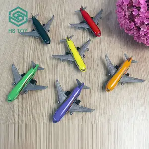 HS Toy Sliding Transport Airplane Toy Alloy Diecast Air Plane Scale Model Aircraft From Shantou Toy Best Gifts 6 Pcs Unisex 1:64