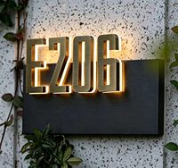 Letrero Personalizado con Logotipo, Número de Habitación, Foto, Placa de Puerta Personalizada para Hotel, Casa de Huéspedes, Comercial, Exterior