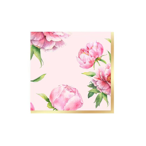 ชุดจานชามกระดาษลายดอกไม้ DAMAI สำหรับงานเลี้ยง จานกระดาษแบบใช้แล้วทิ้ง ผ้าเช็ดปาก ชุดจานลายคลื่น อุปกรณ์จัดงานวันเกิด - Product Image 5