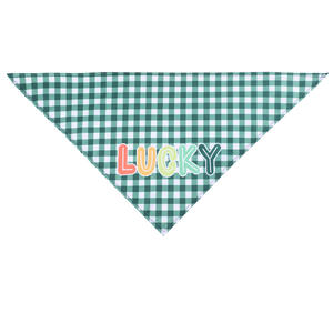 Großhandel Custom Printed Logo Wasch bares Dreieck Verstellbarer Plaid Baumwoll halsband Schal <span class=keywords><strong>Cat</strong></span> Pet Dag Kopftuch für Hund - Product Image 6