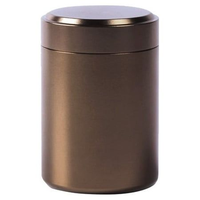 Boîtes de conserve de café personnalisées de Style populaire avec Valve 250g boîtes de conserve de thé de café hermétiques taille différente boîtes de conserve de café rondes jaunes