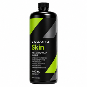 CQUARTZ Skin 1000ml PPF Vinilo Adhesivo con Recubrimiento Cerámico Super Hidrofóbico, Resistente a los Rayos UV, Repelente de Suciedad y Autolimpiante - Product Image 1