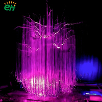 Lumière à fibres optiques LED PMMA à points scintillants pour rideaux lumineux en cascade, éclairage de salle sensorielle, décoration festive