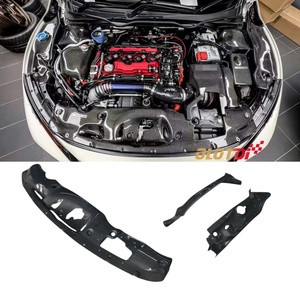 แผ่นกันความร้อนในห้องโดยสารแบบแห้ง คาร์บอนไฟเบอร์ 3 ชิ้น รุ่น Type R E Style สำหรับ Honda Civic 10TH FK8 ปี 2016+ สำหรับตกแต่งรถยนต์ - Product Image 1