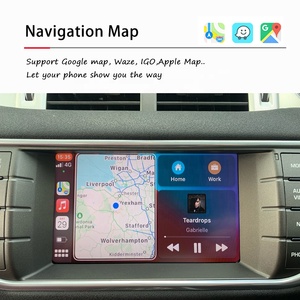 Module <span class=keywords><strong>CarPlay</strong></span> sans fil <span class=keywords><strong>Apple</strong></span> pour tableau de bord <span class=keywords><strong>Jaguar</strong></span> <span class=keywords><strong>F</strong></span>-<span class=keywords><strong>Pace</strong></span>, unité centrale Harman, écran 8 pouces, décodeur multimédia <span class=keywords><strong>CarPlay</strong></span>, Android Auto - Product Image 4