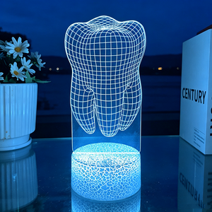 <strong>Change</strong> Color Decorative Night Light LED <strong>Table</strong> Lamp Pattern LED Night Light 3D Lamps Body Parts Lights Room Lamp Decoration - Product Image 4