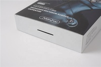 Boîte pliante en papier recyclable pour emballage d'écouteurs sans fil et d'enceintes Bluetooth avec impression de logo en relief personnalisée