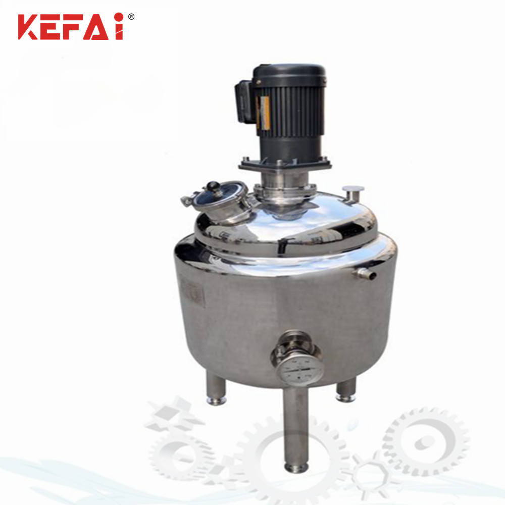 Нагревательный смесительный бак KEFAI 100л 200л 500л, турбоэмульгатор, эмульгатор, гомогенизатор, смеситель, машина
