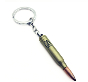 ขายส่งที่กําหนดเองกระสุนพวงกุญแจสําริด 3D ปืนลูกซองกระสุนพวงกุญแจร้อนเกมวิธีการสุดท้ายพวงกุญแจโลหะสําหรับผู้ชาย - Product Image 4