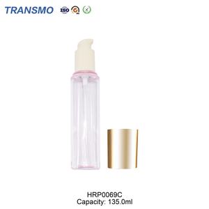 Emballage de lotion pour soins de la peau, flacon de maquillage vide, emballage de flacon de lotion carré vide de 135 ml avec pompe dorée - Product Image 6