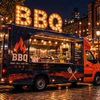 Enseigne lumineuse 3D en métal pour entreprise, lettres lumineuses, logo, enseignes en acrylique, enseignes LED illuminées, enseigne Pizza pour Food Truck