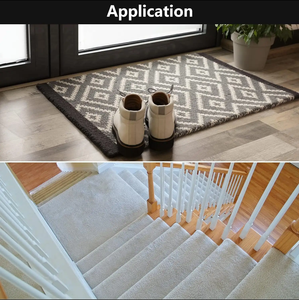 0,9 M 1M 2M 3M Breite Punkt Kunststoff Filz Teppich Tufting Backing Cloth Composite Drop Kunststoff Punkt Anti Rutsch Teppich Pad Teppich Stoff - Product Image 2