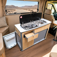 Kit d'armoires de conversion légères en aluminium alvéolé pour camping-car, rangement modulaire, installation facile, taille personnalisée