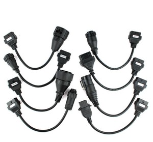 Ensemble complet de voiture 8 pièces câbles de camion compatibles avec le câble <span class=keywords><strong>delphi</strong></span> ds150e tcs cdp pro MVD wow snooper obd2 - Product Image 2