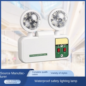 Siêu Sáng LED Đôi Đầu Đèn Cho Thương Mại Nước Ngoài Cross-Biên Giới An Toàn Thoát Khẩn Cấp Sơ Tán Chiếu Sáng Cháy Khẩn Cấp Đèn - Product Image 2