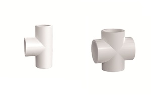 Conexión en T de PVC DIN de Alta Presión PN16 ASTM, Superficie Lisa, 20 mm, para Riego Agrícola y Suministro de Agua - Product Image 2