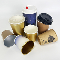 Gobelets en papier jetables ronds de haute qualité, en aluminium, de qualité alimentaire, 200 ml (8 oz), pour thé, café, boissons