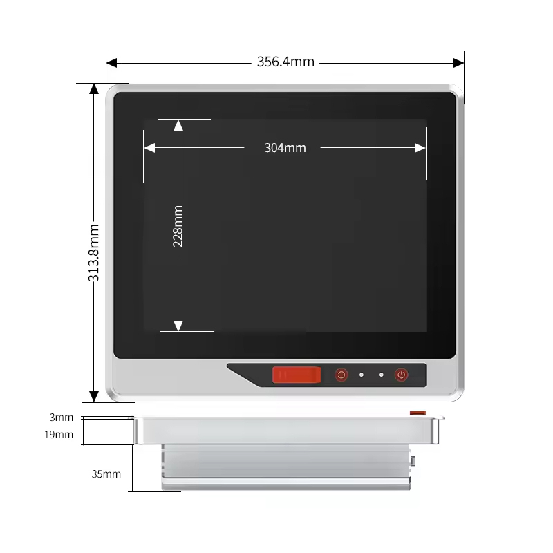 15" capacitive touch screen [1024*768]