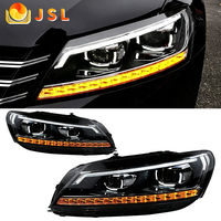 Feux de voiture pour Passat B7 2011-2015 Version US Phares LED DRL Feux de brouillard Clignotants dynamiques Lentille de projecteur Accessoires de mise à niveau
