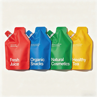 Pochettes souples à bec verseur de haute qualité pour liquides, 30ml, 50ml, 100ml, pour shampoing et lotion