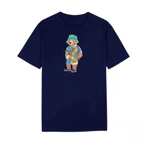 <span class=keywords><strong>Camiseta</strong></span> de Hombre 100% Algodón, Secado Rápido, Color Sólido, Diseño con Estampado de <span class=keywords><strong>Oso</strong></span>, Corte Regular, Ecológica - Product Image 1