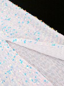 Bayanlar için akşam yemeği elbiseler uzun balo beyaz kokteyl beyaz pullu elbise gece elbisesi pullu - Product Image 6