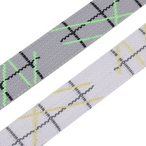 Custom Fashion Design Your logo Pattern Woven Polyester Cotton Nylon Jacquard <b>Webbing</b> Ribbon Tape - Product Image 2