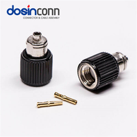 Conector de Cable SMA Macho-Hembra RP RP-SMA RF Coaxial con Pigtail Tipo LMR400 RG58, Conector de Montaje en PCB, Crimpado de Mamparo Derecho