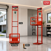 Plateforme élévatrice électrique pour marchandises de 600 kg à 1000 kg, pour entrepôt, sous-sol, 2-3 étages