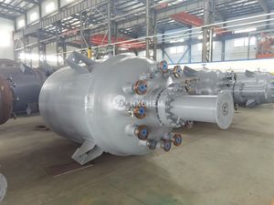 Réacteur à enveloppe en acier inoxydable bibo HXCHEM pour la production chimique, l'hydrogénation des polymères, le chauffage et le refroidissement des résines et des colles - Product Image 4