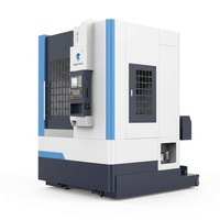 Torno CNC vertical de servicio pesado para mecanizado de piezas en bruto de engranajes con bridas, estructura de hierro fundido de doble torreta
