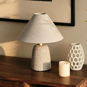 <span class=keywords><strong>Paralume</strong></span> in Lino <span class=keywords><strong>E14</strong></span> Fatto a Mano in Stile Europeo Moderno con Struttura in Filo Metallico, Copertura Personalizzata in Tessuto per Lampade da Tavolo e da Terra - Product Image 1