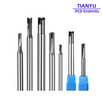 Haute qualité diamant PCD fraises carbure MCD fraise outils personnalisé ODM OEM Support coin rayon fraise