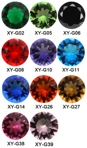 <span class=keywords><strong>Faux</strong></span> <span class=keywords><strong>diamant</strong></span> synthétique côté brillant, <span class=keywords><strong>verre</strong></span> cristal bleu d'océan 20mm, bon marché, 1 pièce - Product Image 3