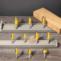 Ensemble d'embouts de routeur en carbure de tungstène 1/2 "8mm tige CNC fraise à bois pour Machine de découpe ODM Support personnalisé