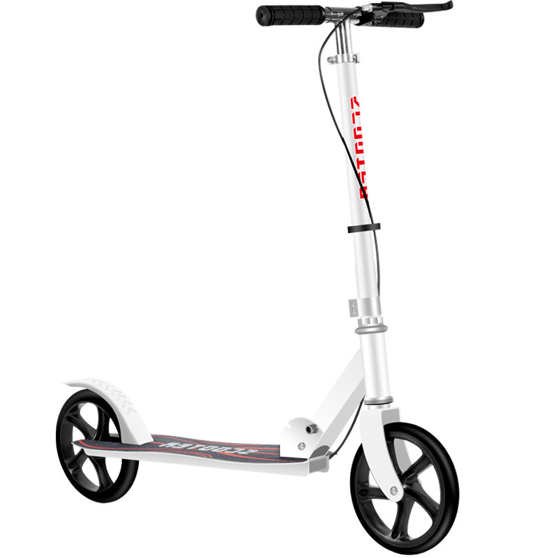 White + generous double brake
