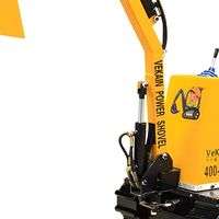VEKAIN Mini-Excavatrice Électrique pour Enfants, Grand Modèle d'Équipement de Divertissement Extérieur, avec Fonction de Pêche aux Balles